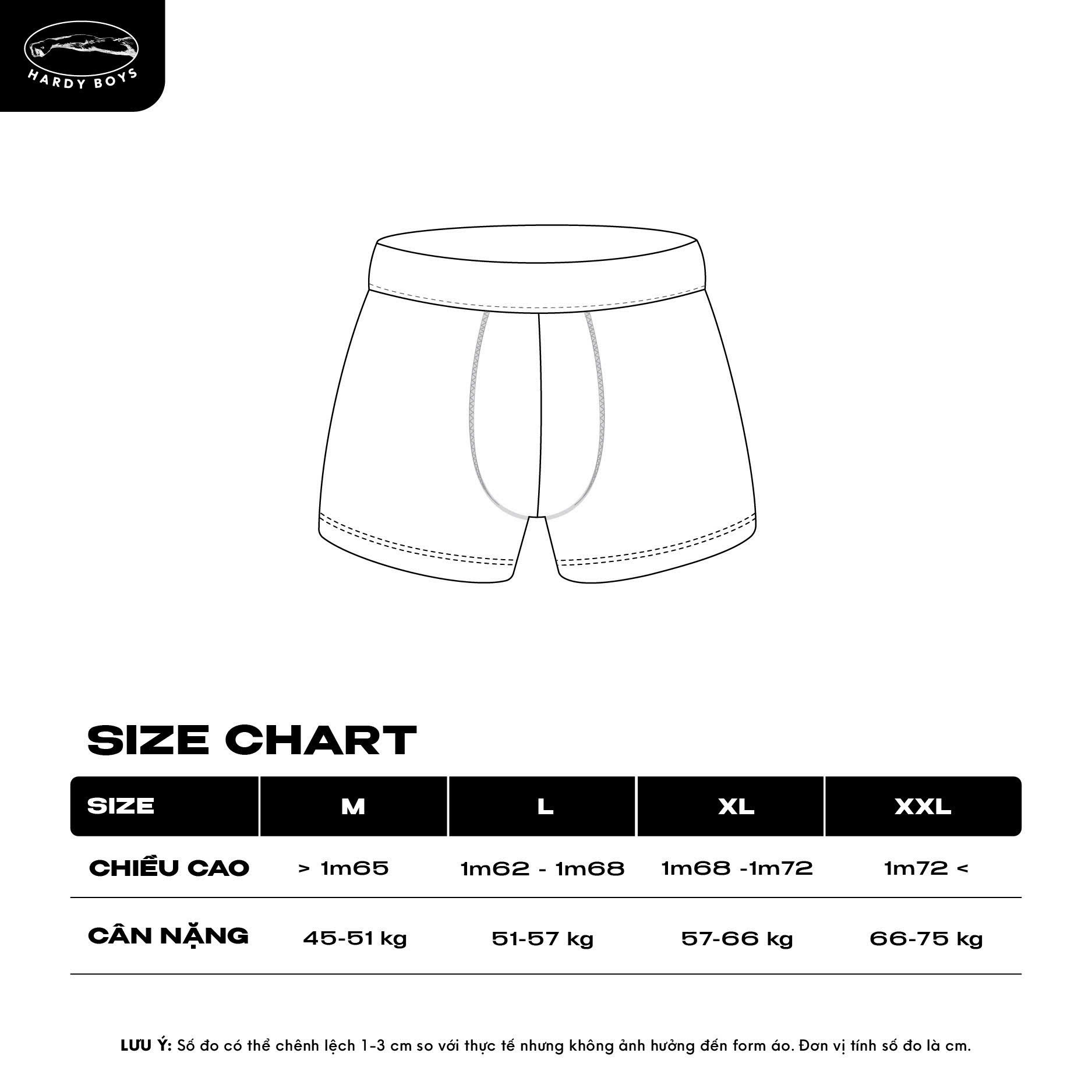 Size Charts 16 Underwear