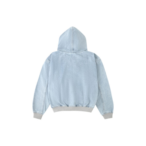 Áo Khoác Hoodie Zip Denim 22 Áo Khoác Hoodie Zip Denim - Ảnh 4