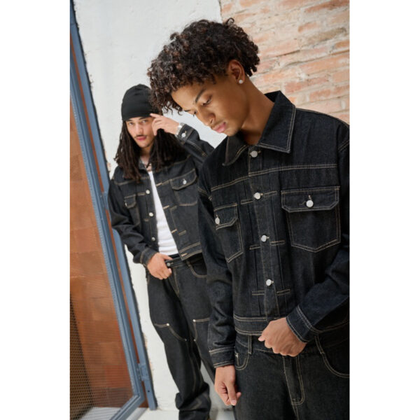 Áo Khoác Denim Form Boxy 15 Áo Khoác Denim Form Boxy - Ảnh 7