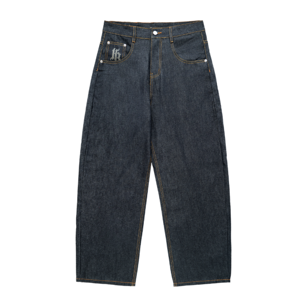 Raw Denim Jean - Gold Trim